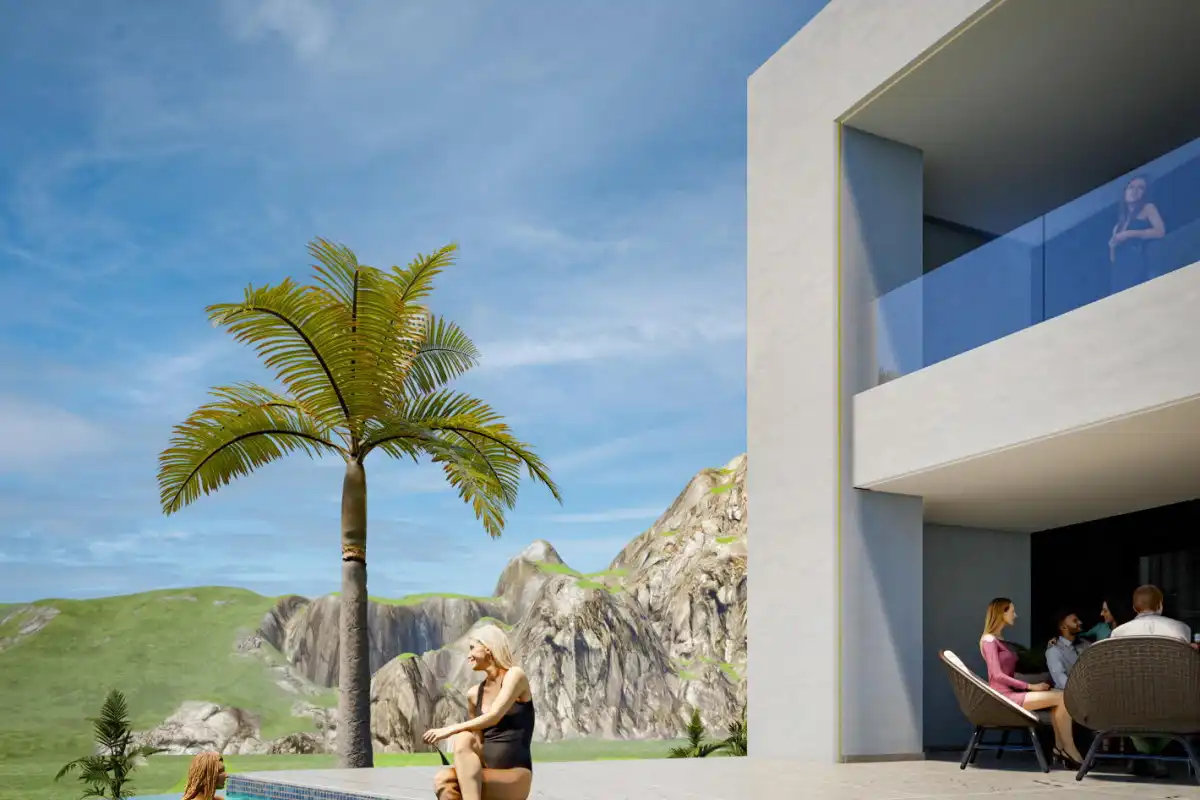 Terraza de Casa o chalet en venta en La Nucia con Piscina