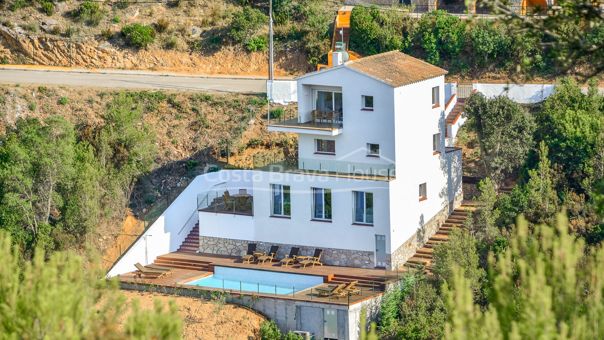 Vista exterior de Casa o chalet en venta en Begur con Calefacción, Jardín privado y Terraza