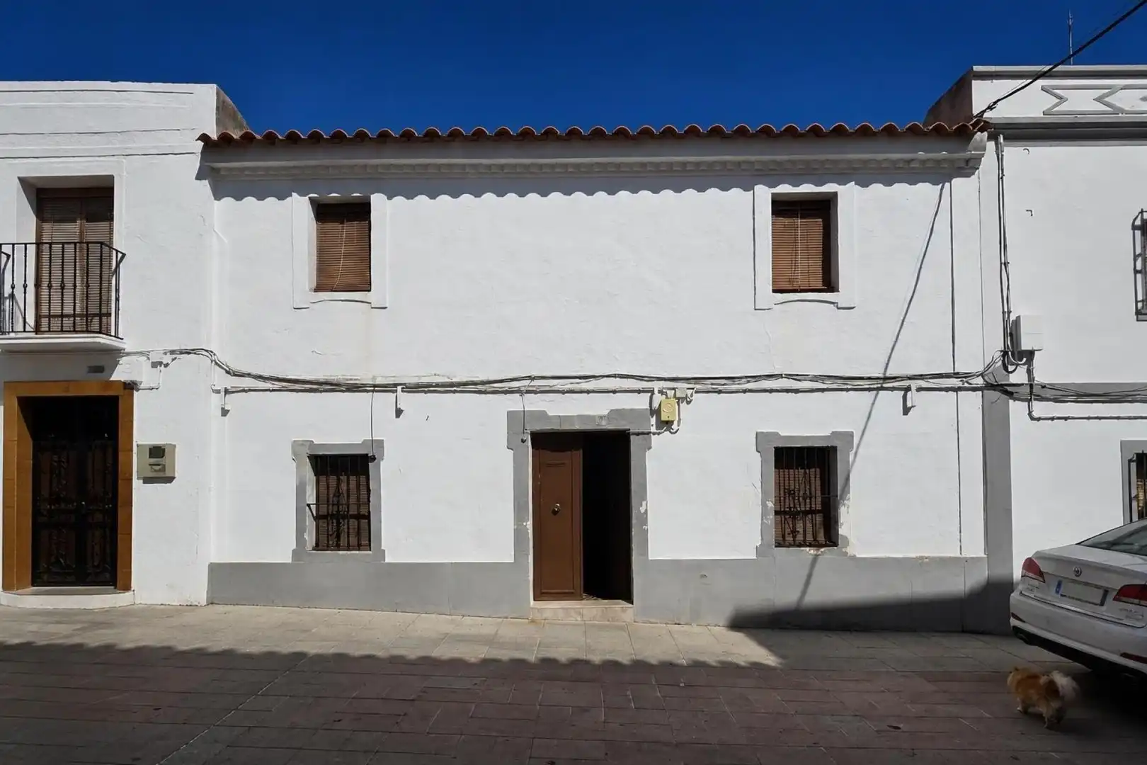 Vista exterior de Casa adosada en venta en Táliga, Badajoz