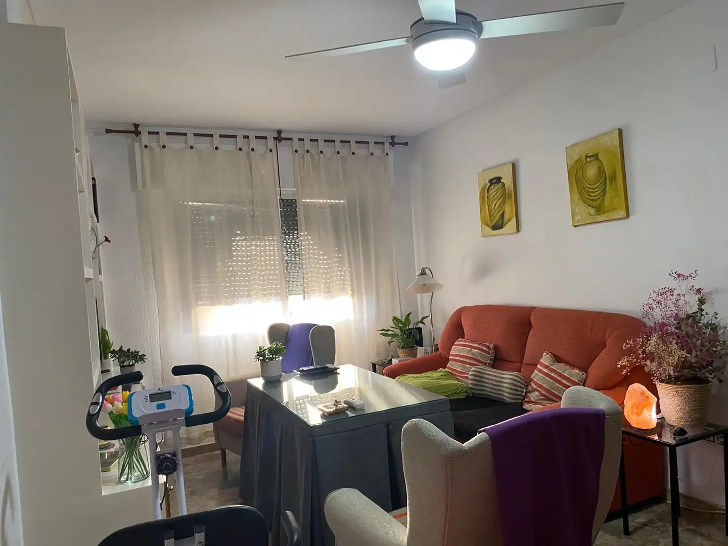 Living room of Flat for rent in Córdoba  with Air Conditioner, Heating and Furnished