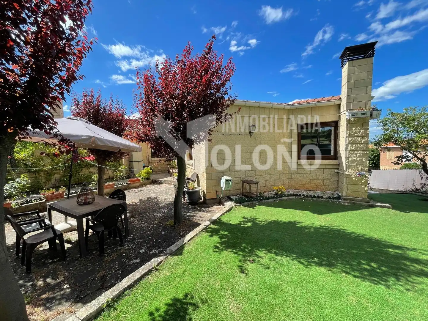 Terraza de Casa o chalet en venta en Ollauri con Calefacción, Jardín privado y Parquet