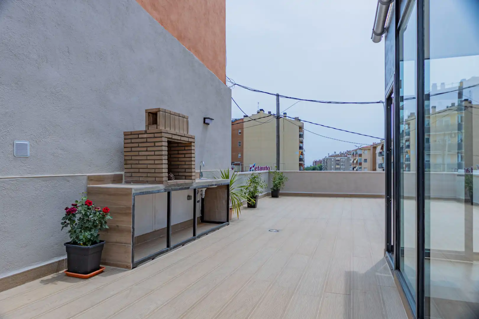 Terrassa de Casa adosada en venda en Pineda de Mar amb Aire condicionat, Calefacció i Parquet