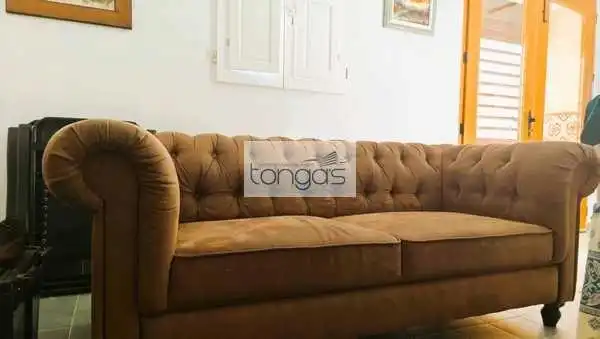 Sala de estar de Finca rústica en venta en Alzira con Aire acondicionado, Jardín privado y Piscina