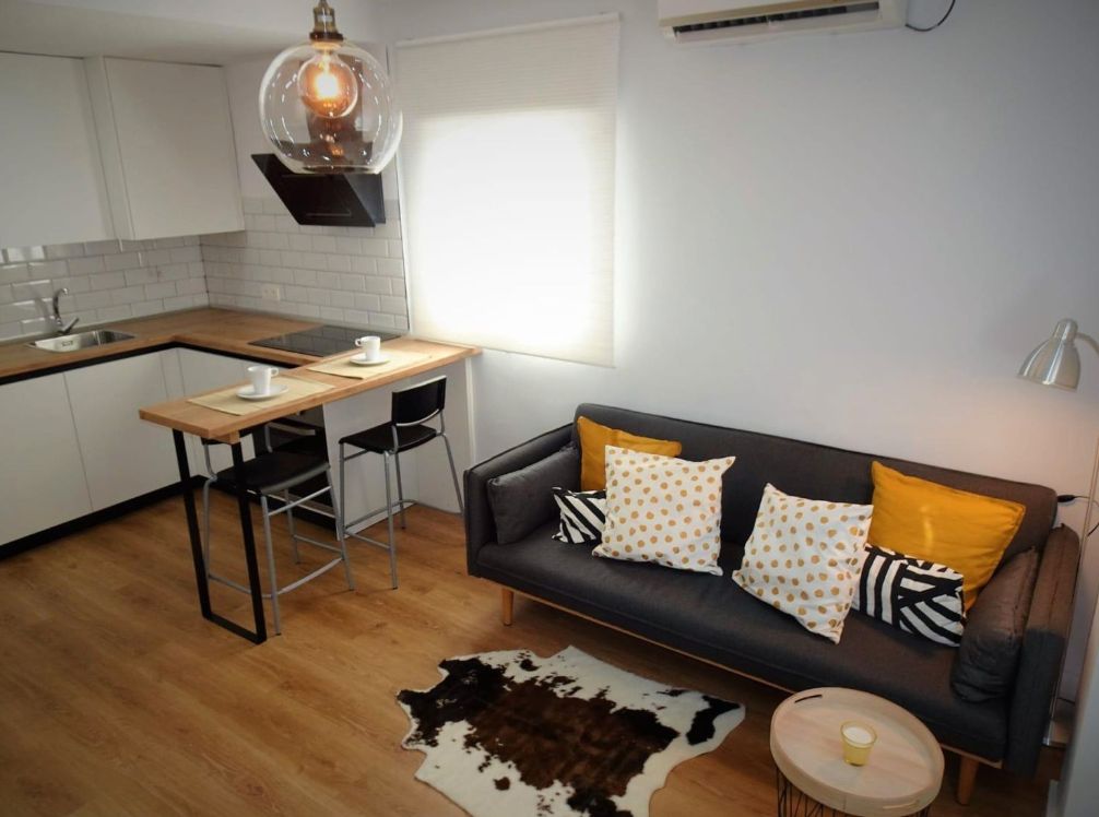 Living room of Flat to rent in Pulianas  with Furnished, Oven and Washing machine