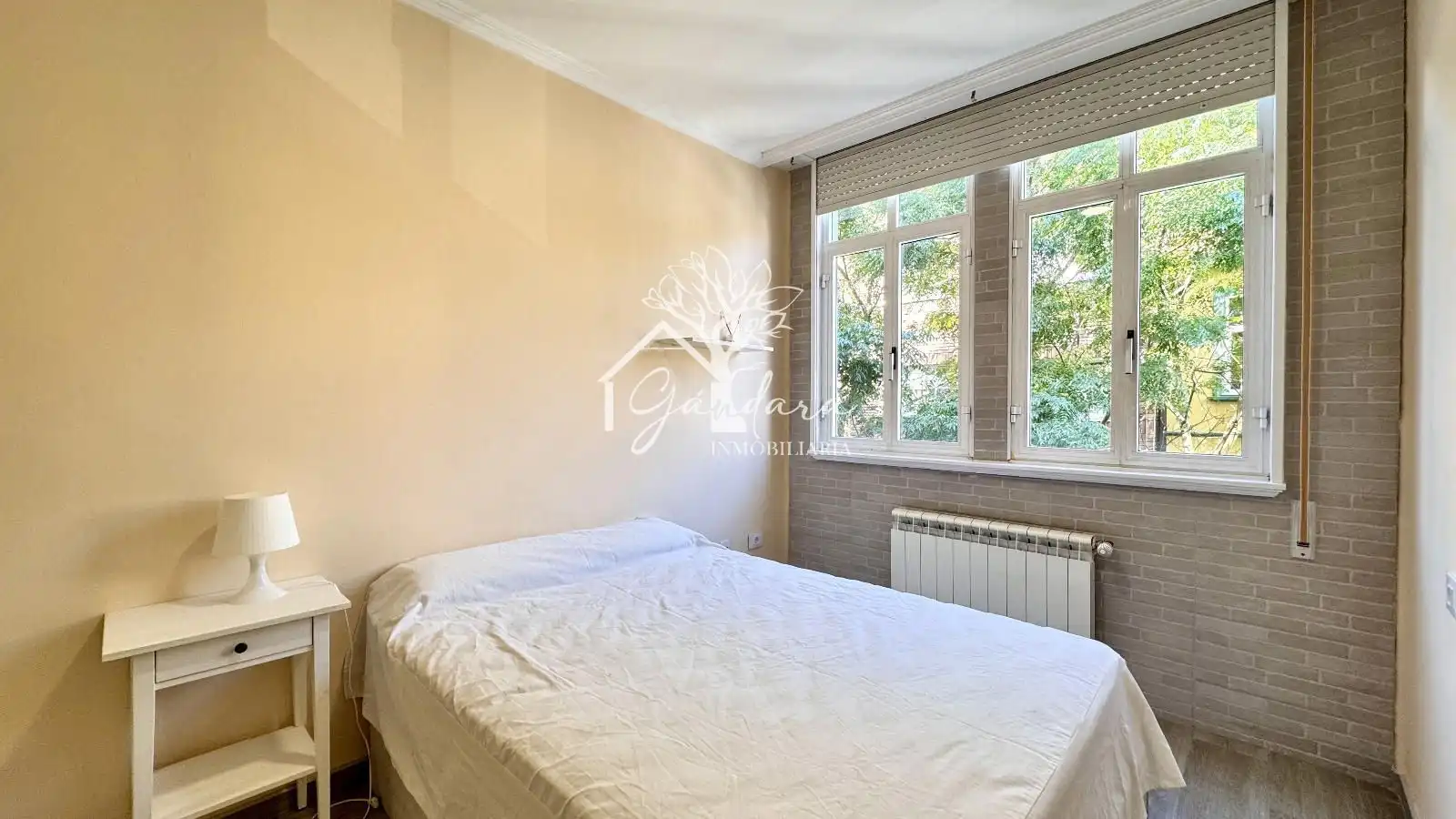 Bedroom of Flat for rent in Ferrol  with Heating, Furnished and Washing machine