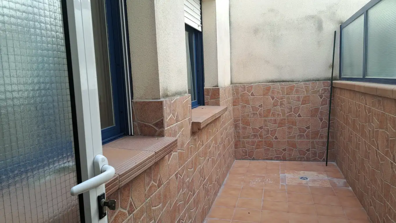 Terrassa de Pis de lloguer en Cunit amb Aire condicionat, Calefacció i Moblat