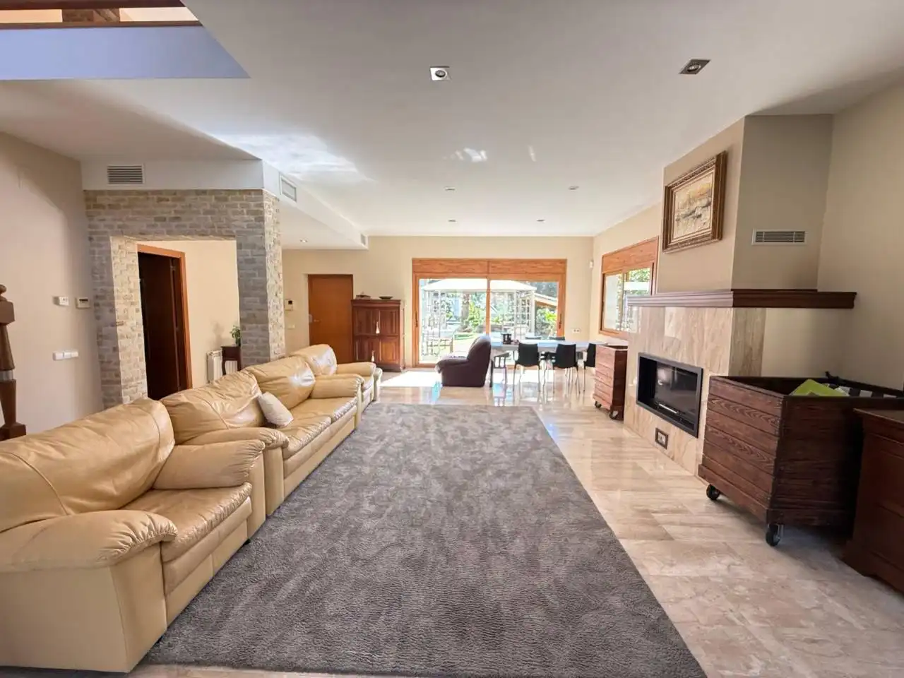 Living room of Houses for sale in Matadepera  with Heating and Private garden