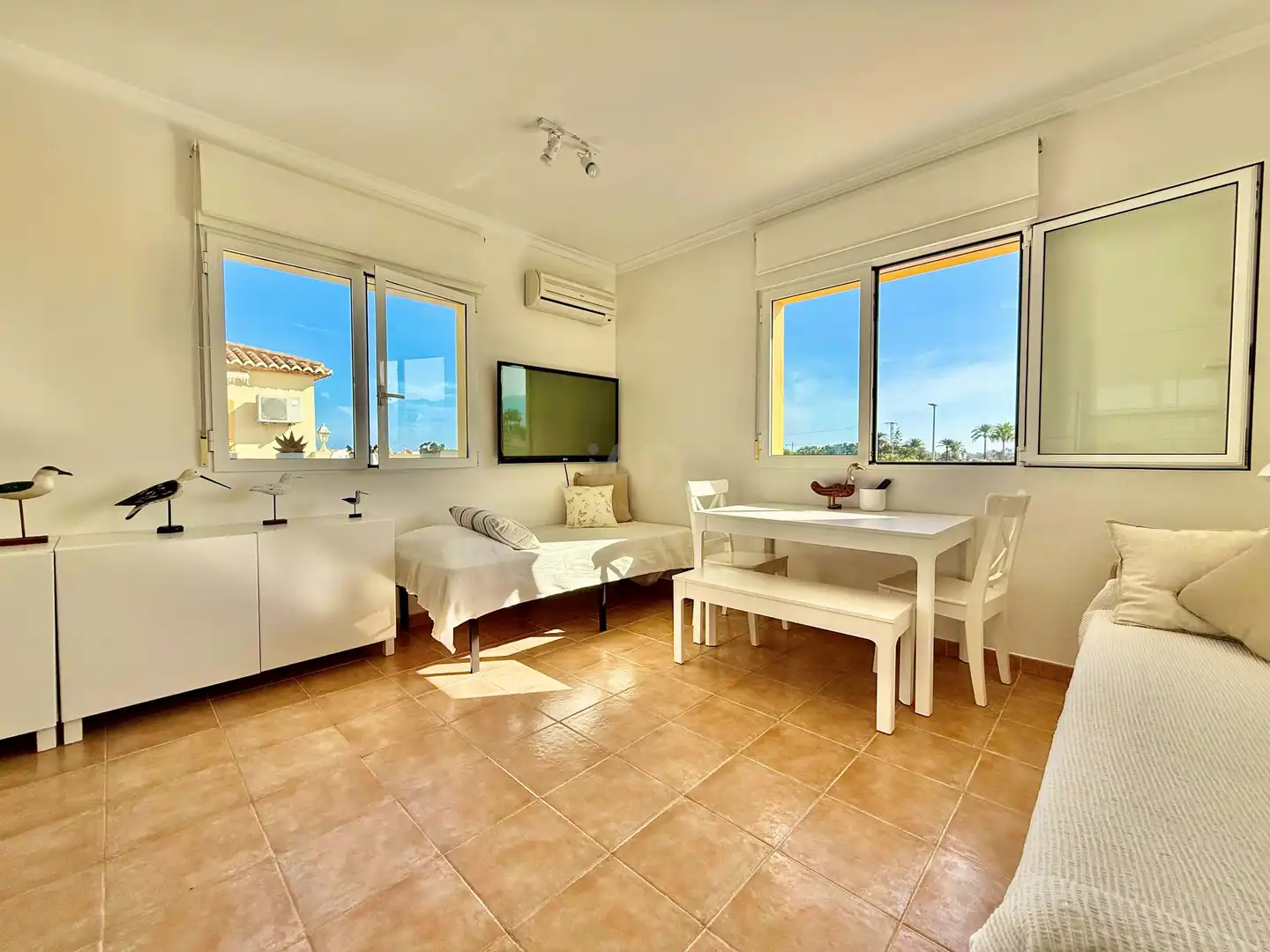 Sala de estar de Casa o chalet en venta en Dénia con Aire acondicionado, Terraza y Piscina