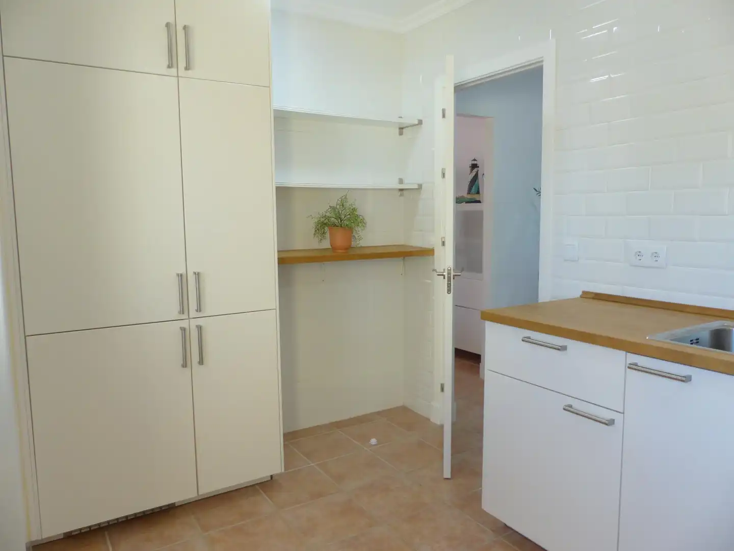 Kitchen of Flat for sale in Chipiona  with Air Conditioner, Terrace and Furnished