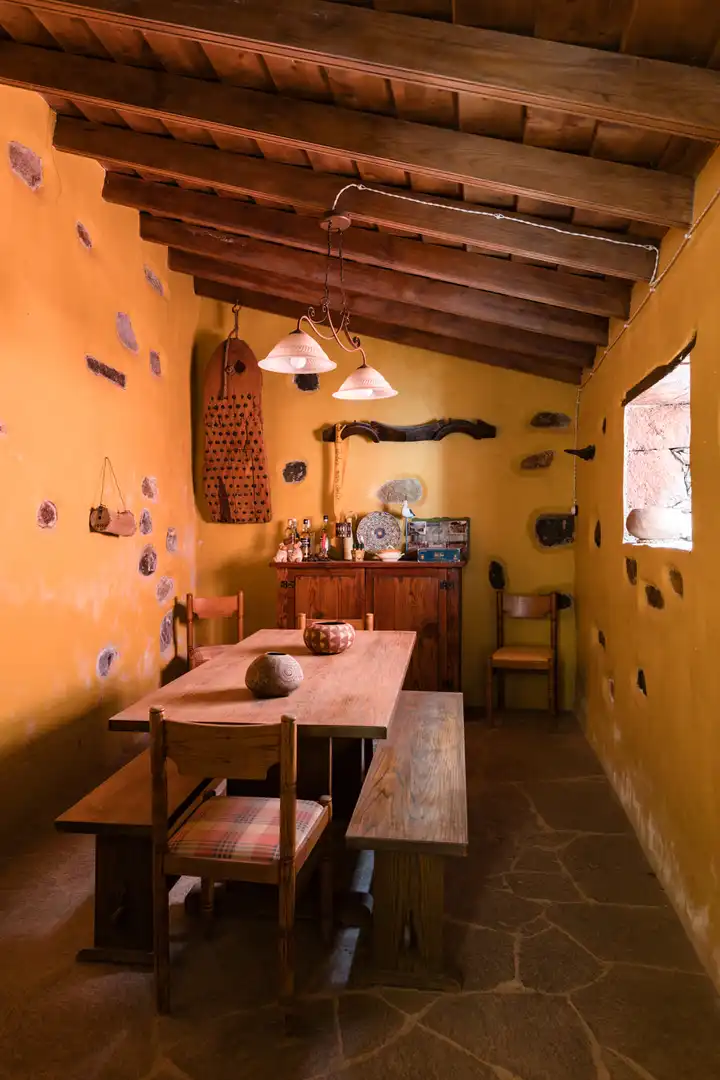 Comedor de Finca rústica en venta en Tegueste con Jardín privado, Terraza y Horno