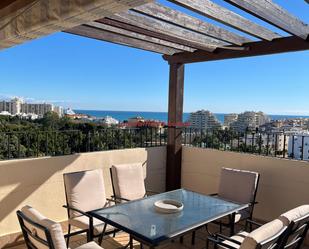 Terrace of Apartment to rent in Benalmádena  with Terrace, Furnished and Community pool