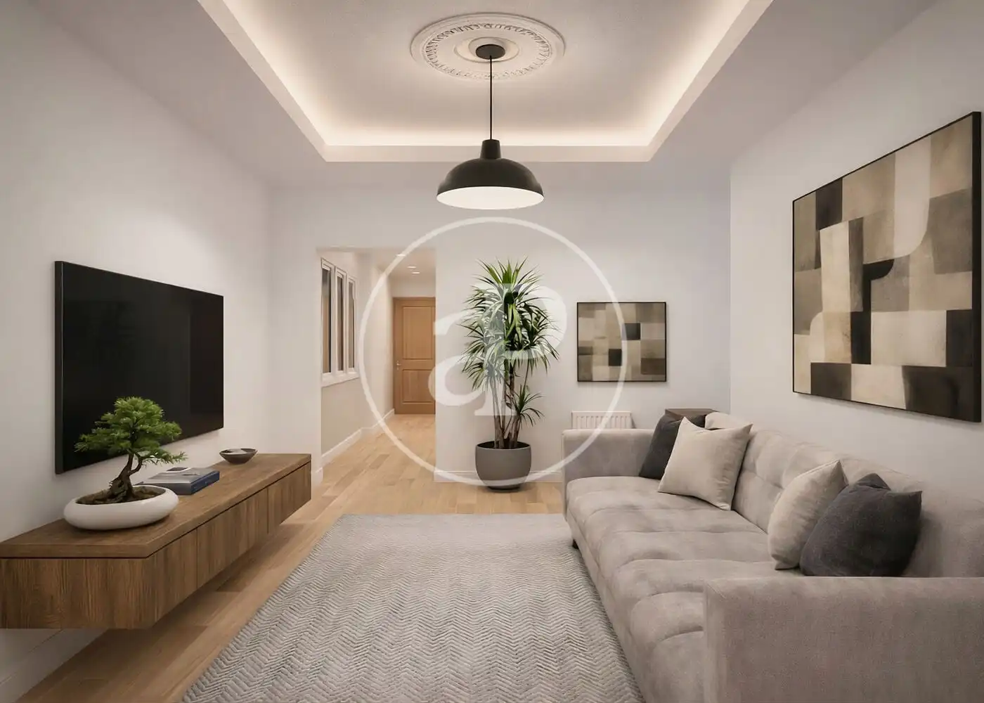 Living room of Flat for sale in Madrid  with Air Conditioner, Heating and Terrace