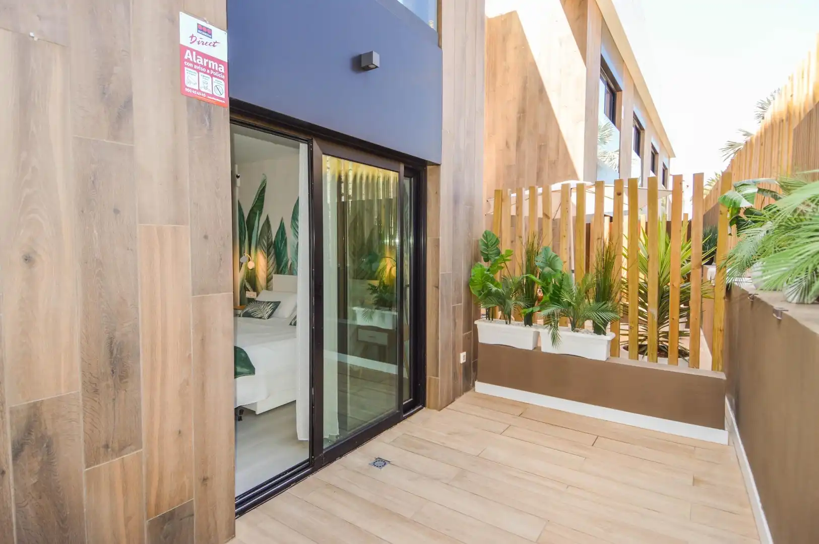Terrassa de Apartament de lloguer en Mogán amb Aire condicionat, Jardí privat i Terrassa