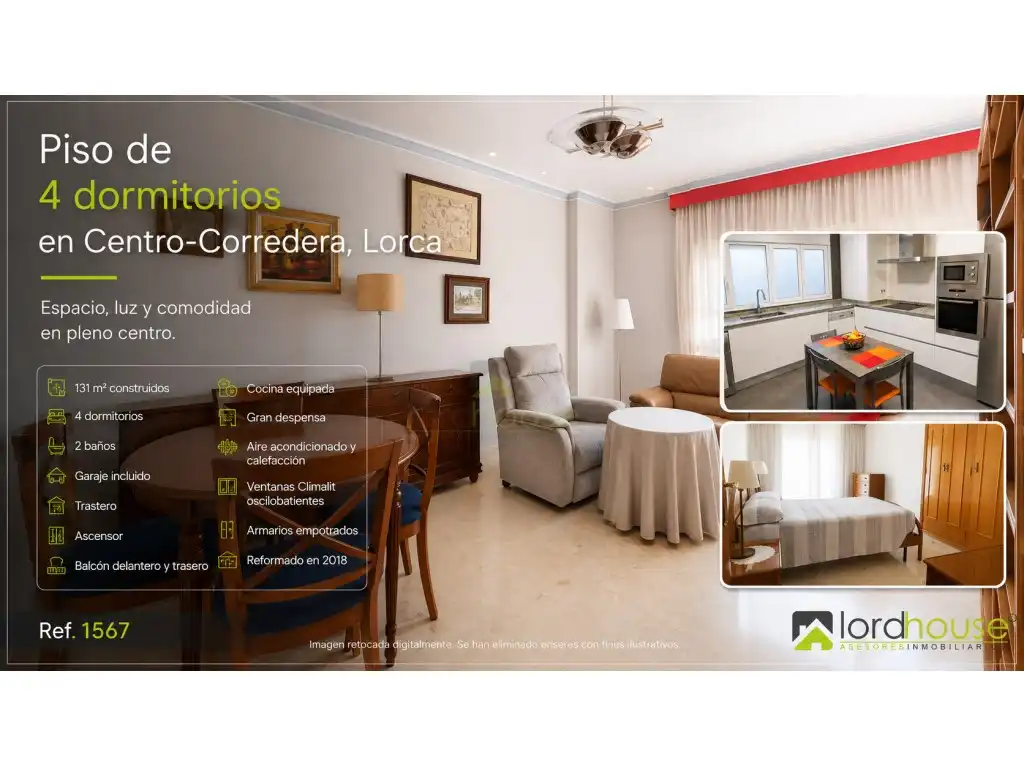 Piso con ascensor en venta en Calle Lope Gisbert