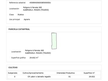 Terreny rústic en venda a Magán
