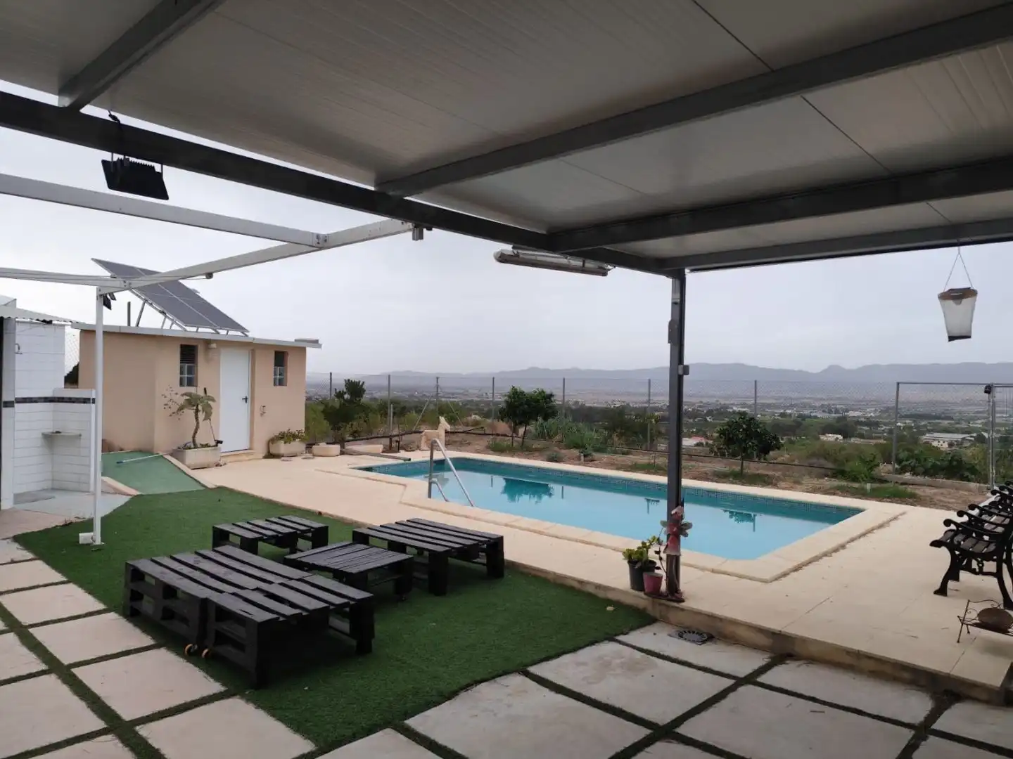 Piscina de Casa o xalet en venda en Alcantarilla amb Aire condicionat, Terrassa i Piscina
