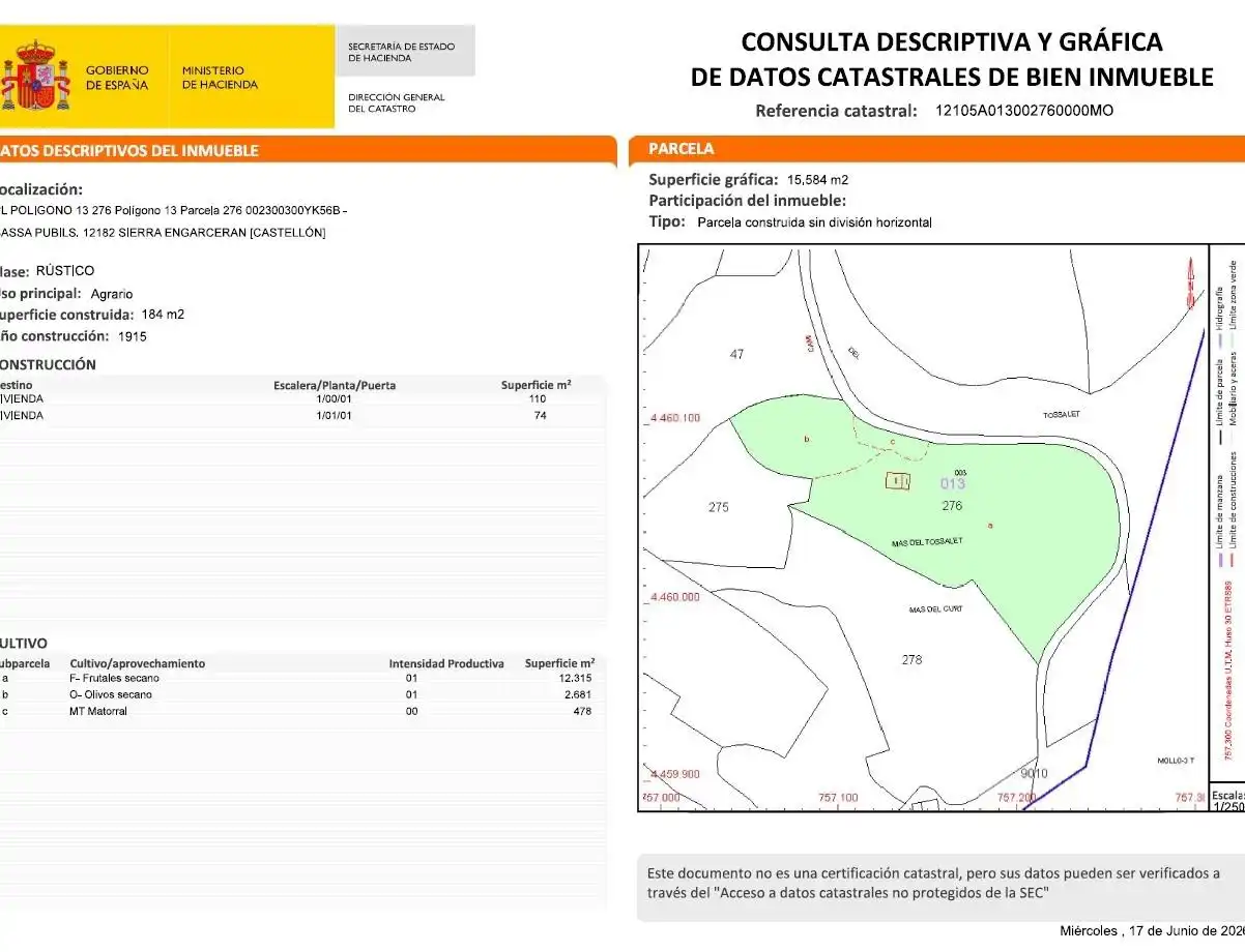 Terreny rústic en venda a Sierra Engarcerán, imagen 16