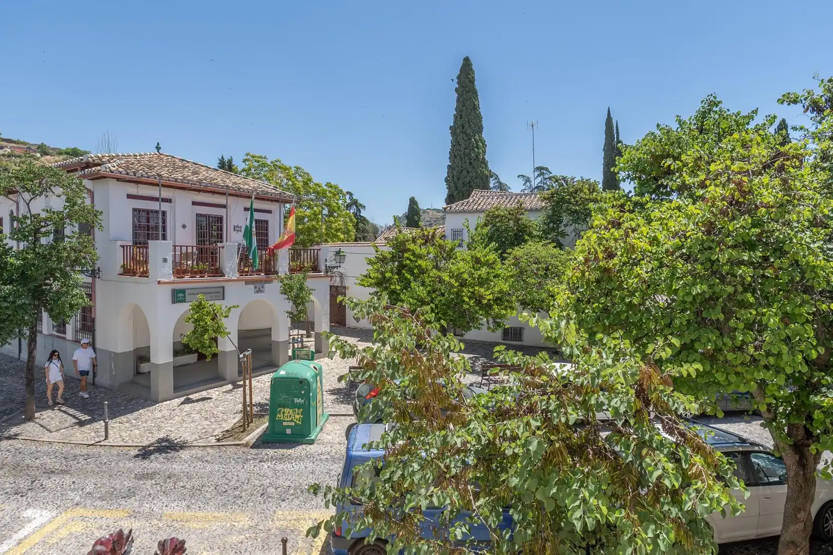Exterior view of Houses for sale in Granada  with Air Conditioner, Terrace and Furnished
