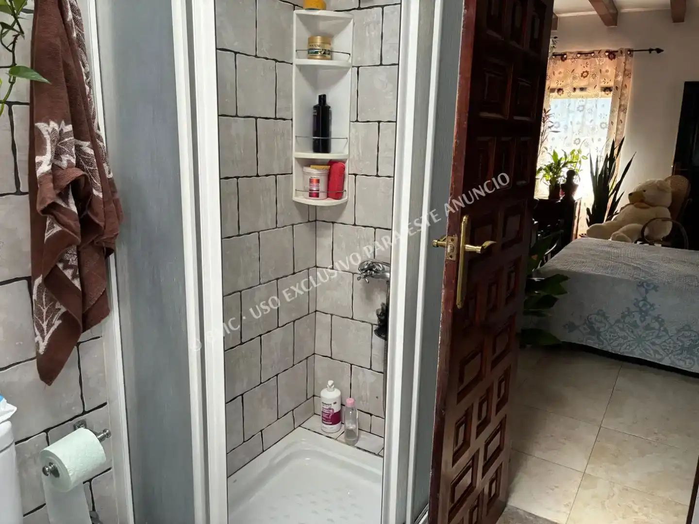 Badezimmer von Country house zum Verkauf in Colmenar mit Schwimmbad und Balkon