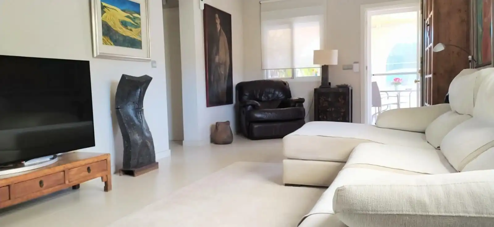 Sala d'estar de Casa o xalet en venda en L'Alfàs del Pi amb Terrassa i Moblat