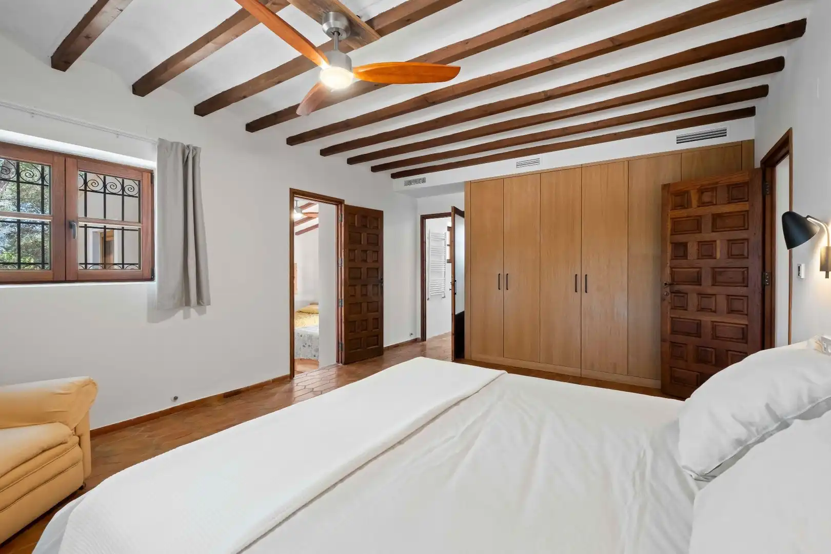 Bedroom of Houses for sale in L'Alfàs del Pi  with Air Conditioner, Heating and Private garden