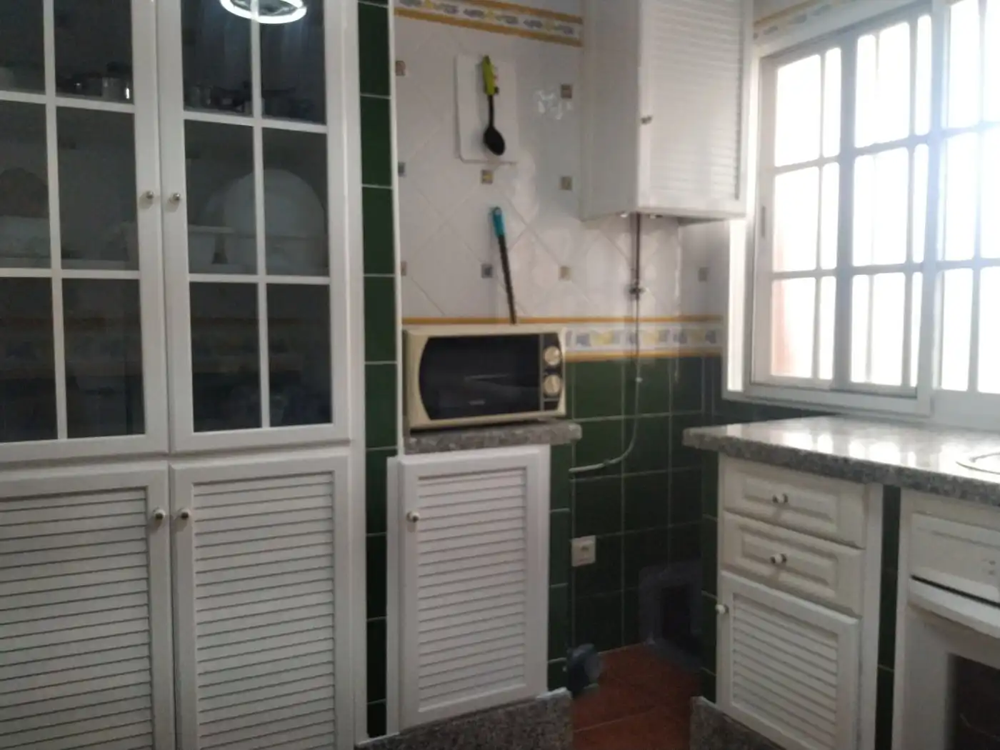 Kitchen of Flat for sale in Jerez de la Frontera  with Air Conditioner, Private garden and Terrace
