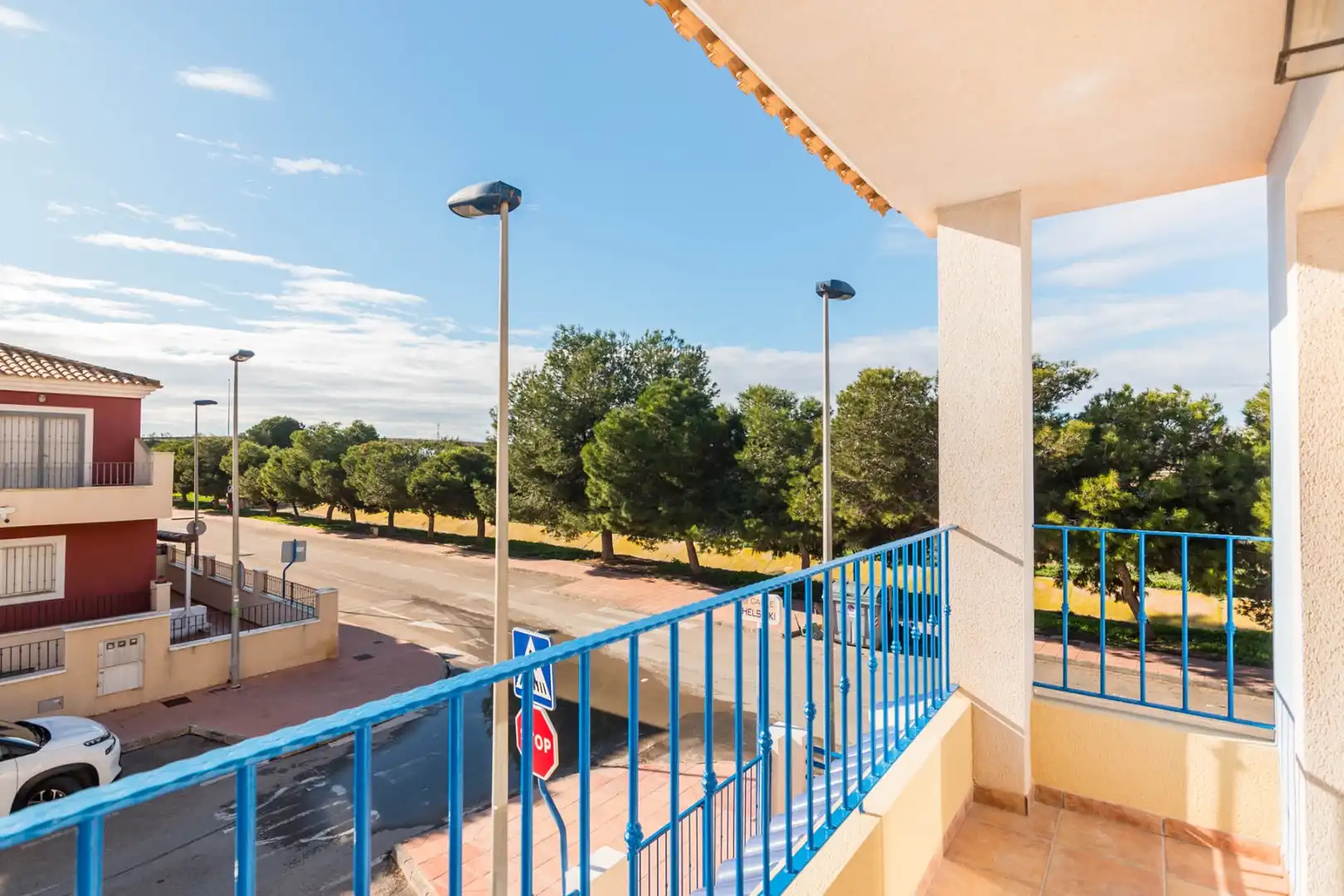 Vista exterior de Casa adosada en venda en San Javier amb Terrassa, Traster i Balcó