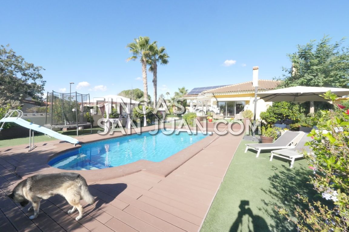 Swimming pool of House or chalet for sale in San Vicente del Raspeig / Sant Vicent del Raspeig  with Terrace, Swimming Pool and Jacuzzi