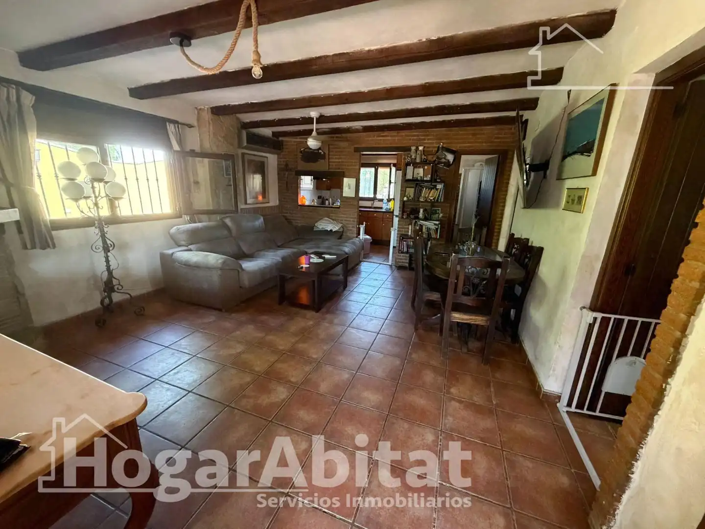 Living room of Houses for sale in Náquera  with Air Conditioner, Private garden and Terrace