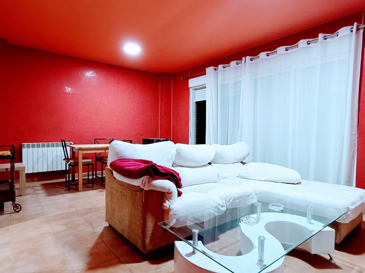 Living room of Single-family semi-detached to rent in Villalbilla  with Heating, Terrace and Furnished