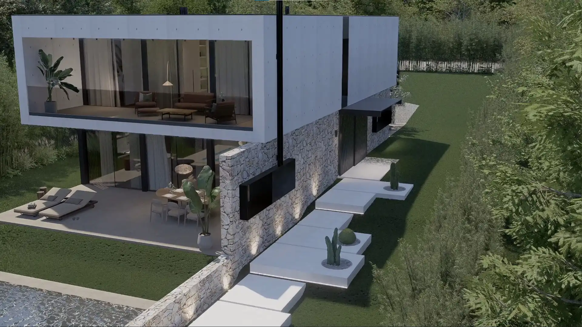 Vista exterior de Casa o xalet en venda en Llinars del Vallès amb Aire condicionat, Jardí privat i Terrassa