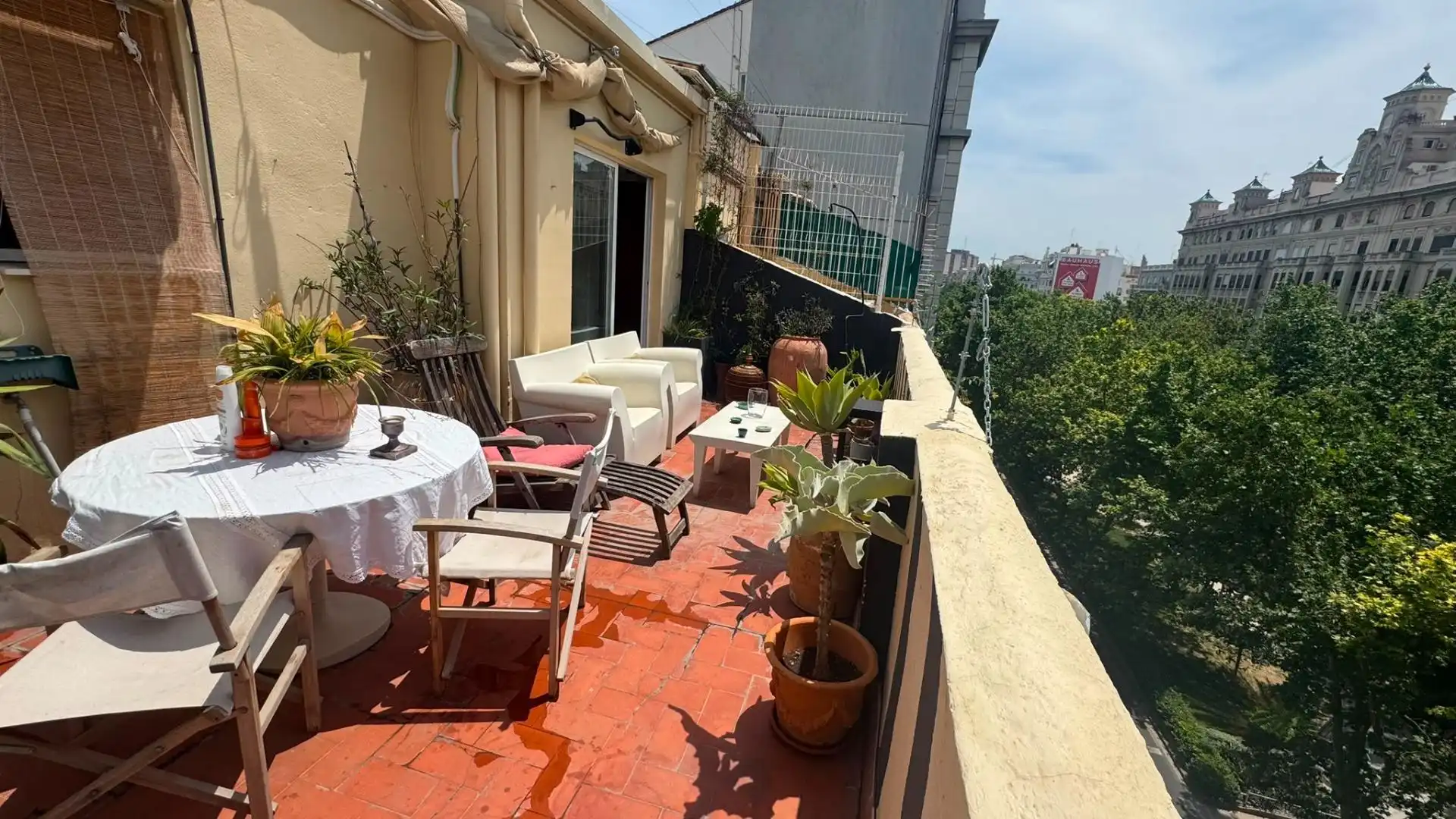 Terrassa de Àtic de lloguer en Valencia amb Aire condicionat, Calefacció i Parquet