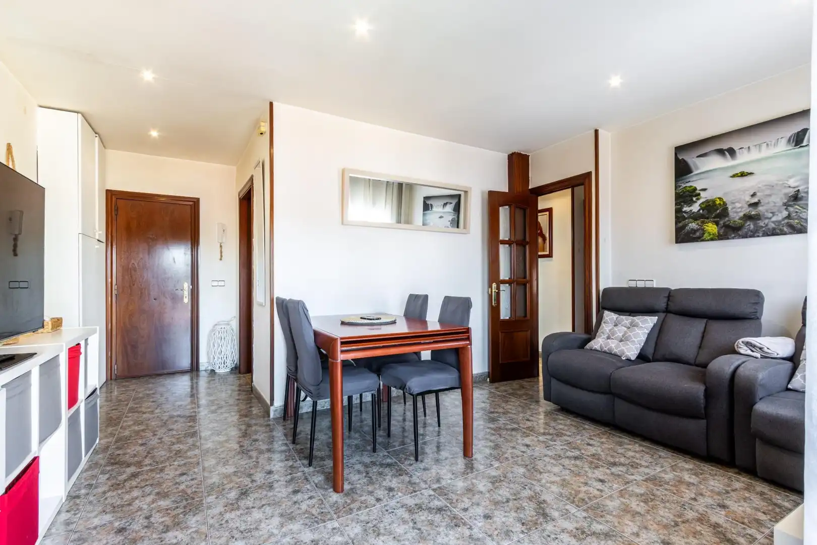 Wohnzimmer von Wohnung zum Verkauf in Barberà del Vallès mit Klimaanlage und Terrasse