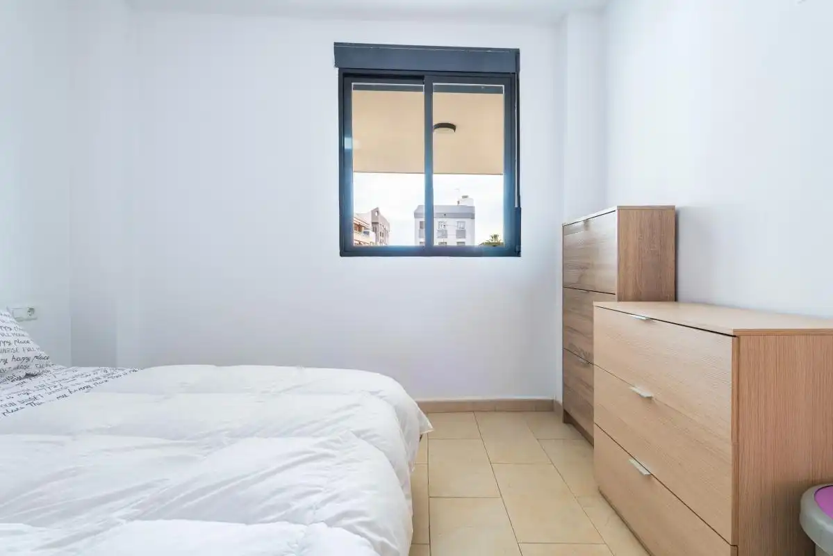 Schlafzimmer von Wohnung zum Verkauf in Moncofa mit Heizung, Terrasse und Möbliert