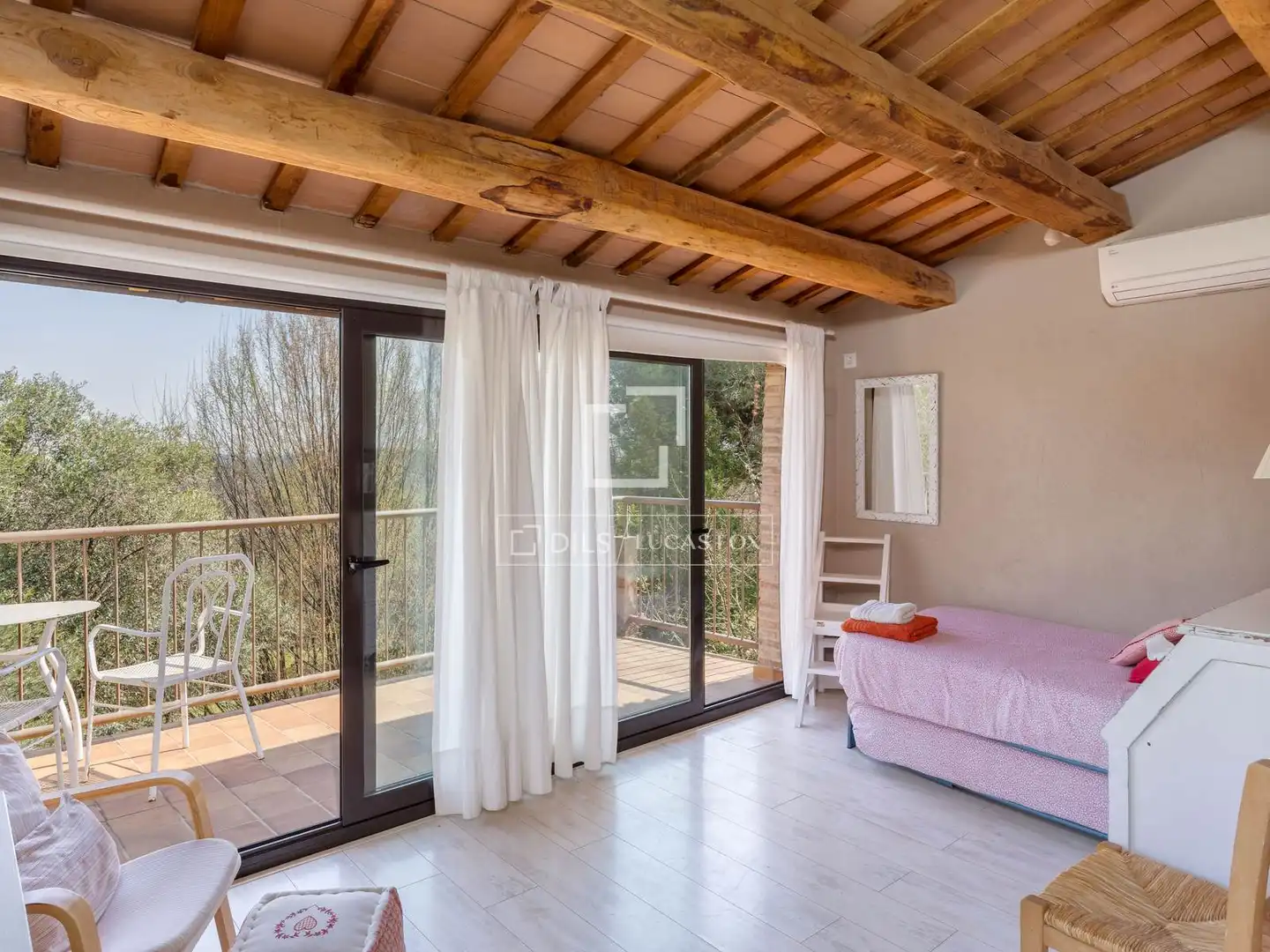 Bedroom of Country homes for sale in Anglès  with Air Conditioner, Private garden and Terrace