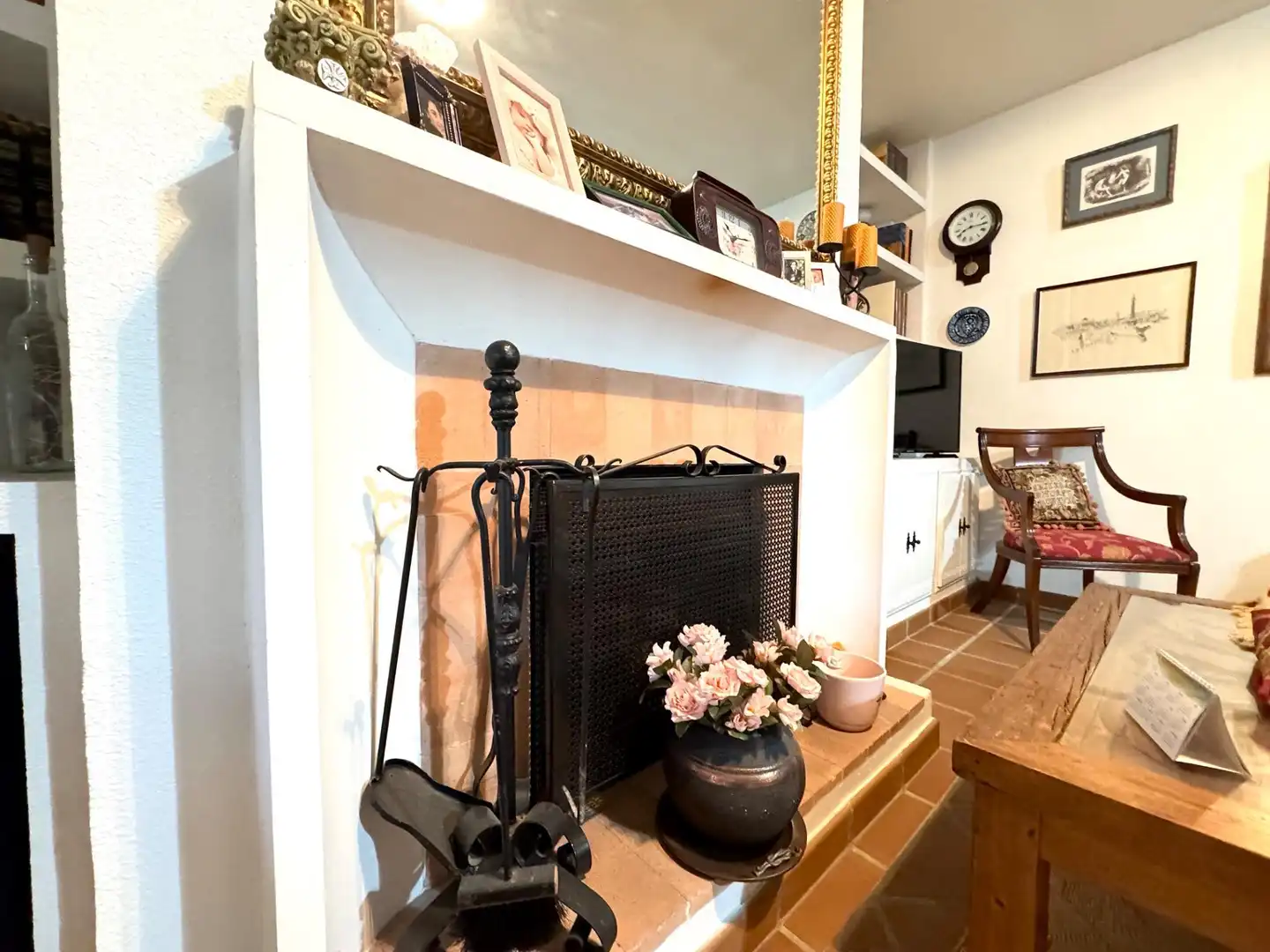 Living room of Houses for sale in Mutxamel  with Air Conditioner, Private garden and Terrace