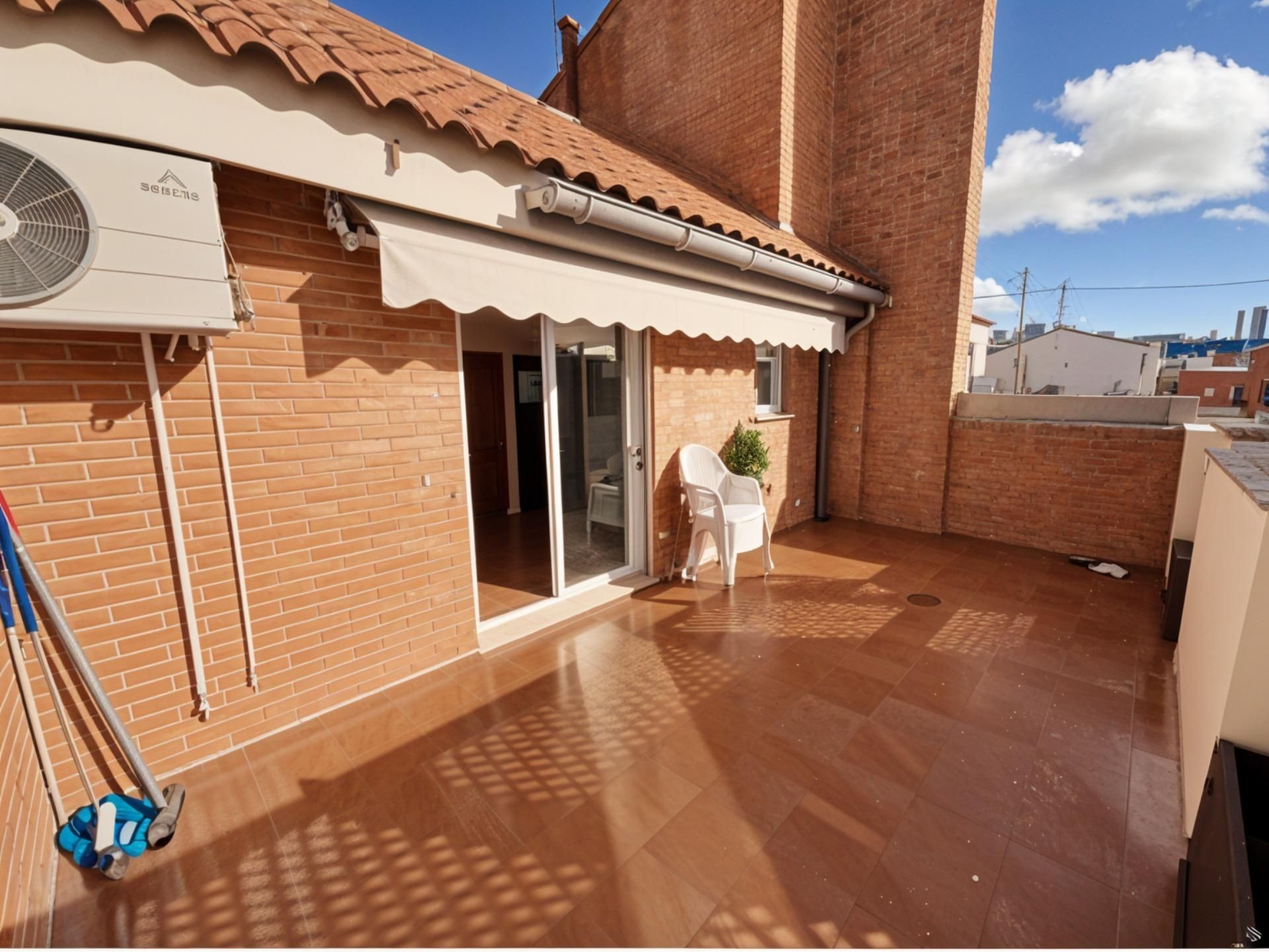 Terrace of Attic to rent in  Madrid Capital  with Air Conditioner, Heating and Terrace