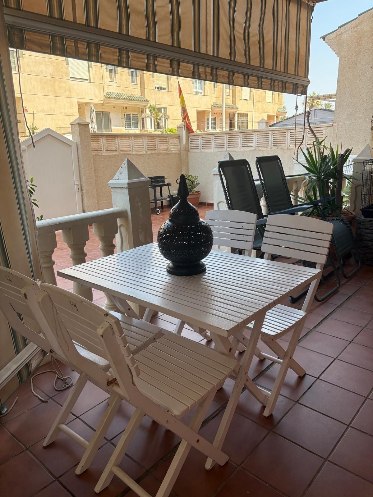 Terraza de Planta baja de alquiler en  Almería Capital con Jardín privado, Terraza y Piscina comunitaria