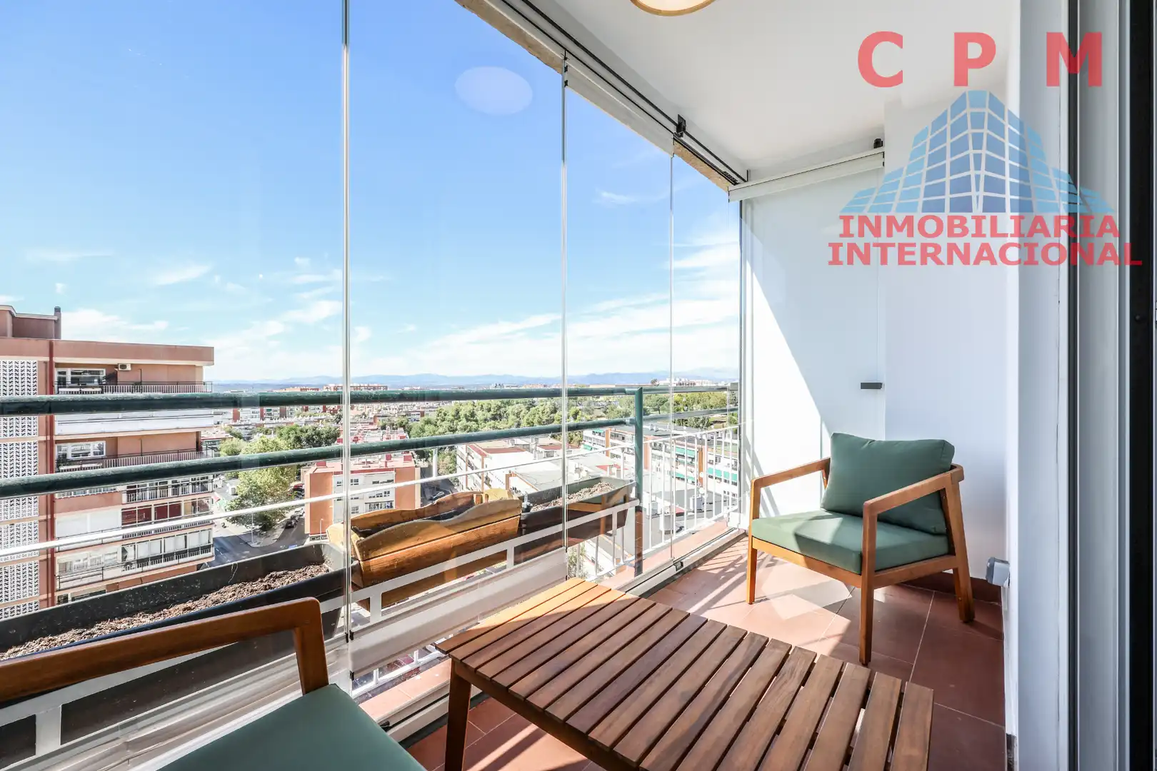 Balcony of Flat for rent in Madrid  with Air Conditioner, Heating and Parquet flooring