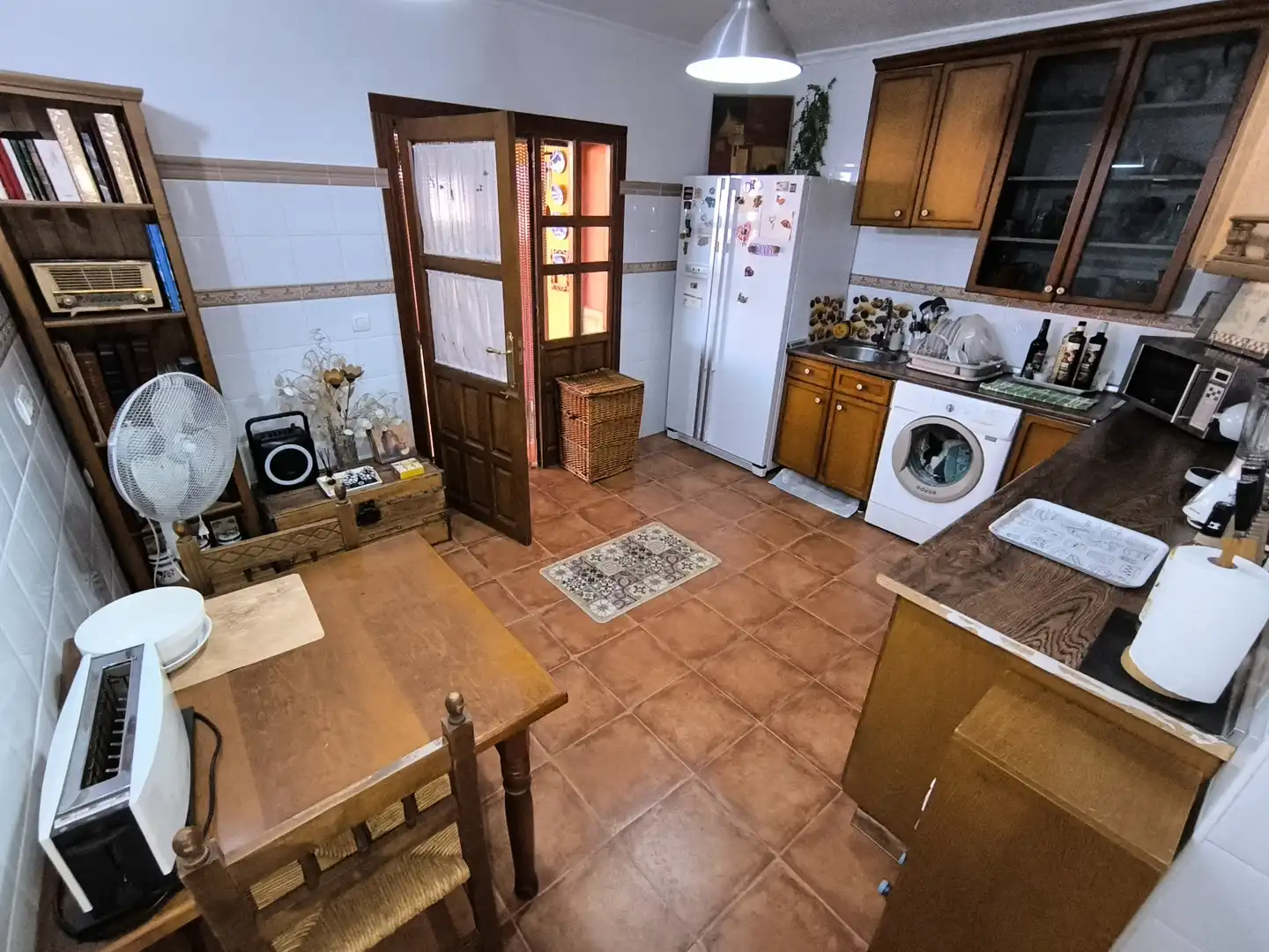 Cocina de Casa o chalet en venta en Valoria la Buena con Aire acondicionado, Calefacción y Terraza