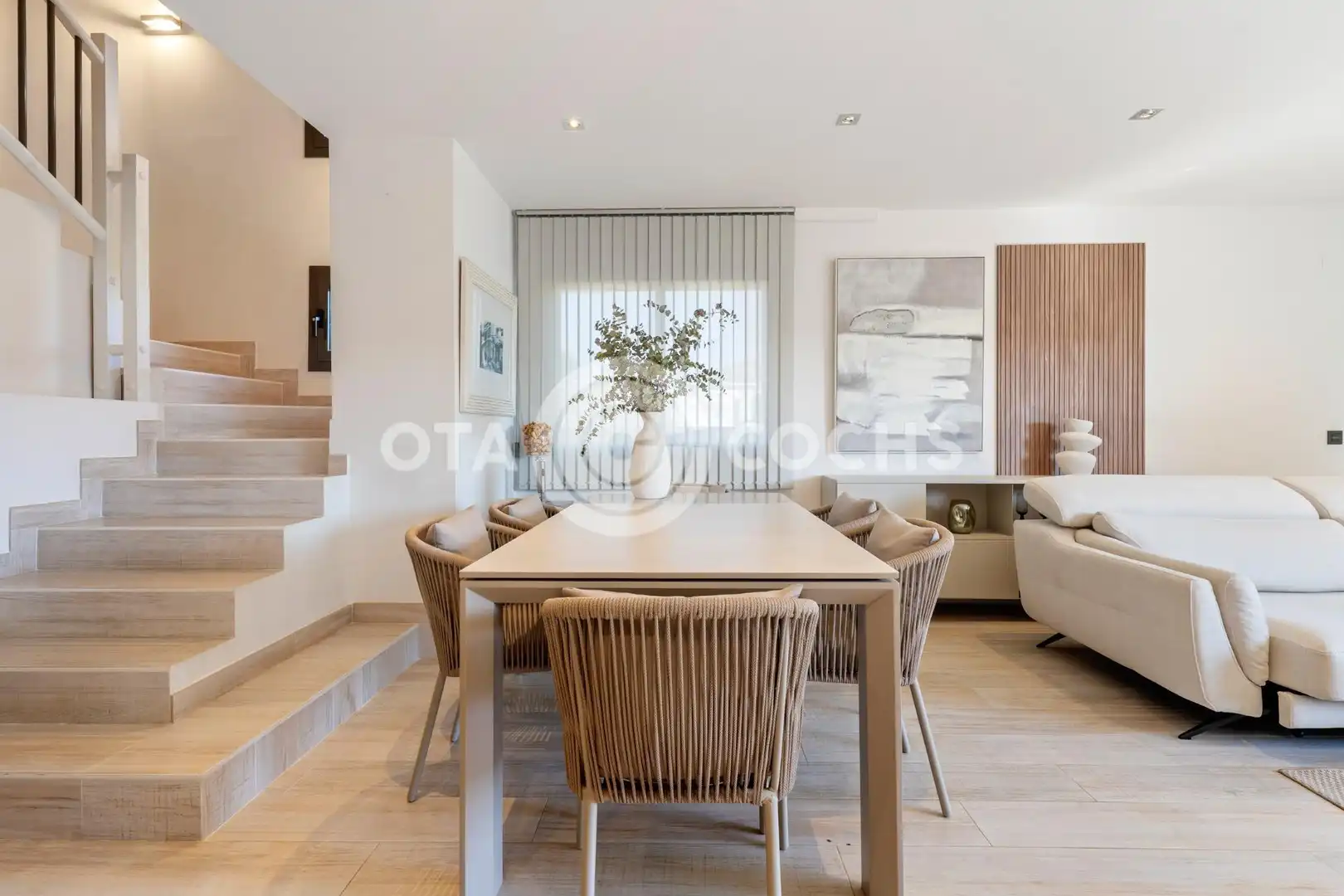 Dining room of Detached homes for sale in Montbrió del Camp  with Air Conditioner, Private garden and Terrace