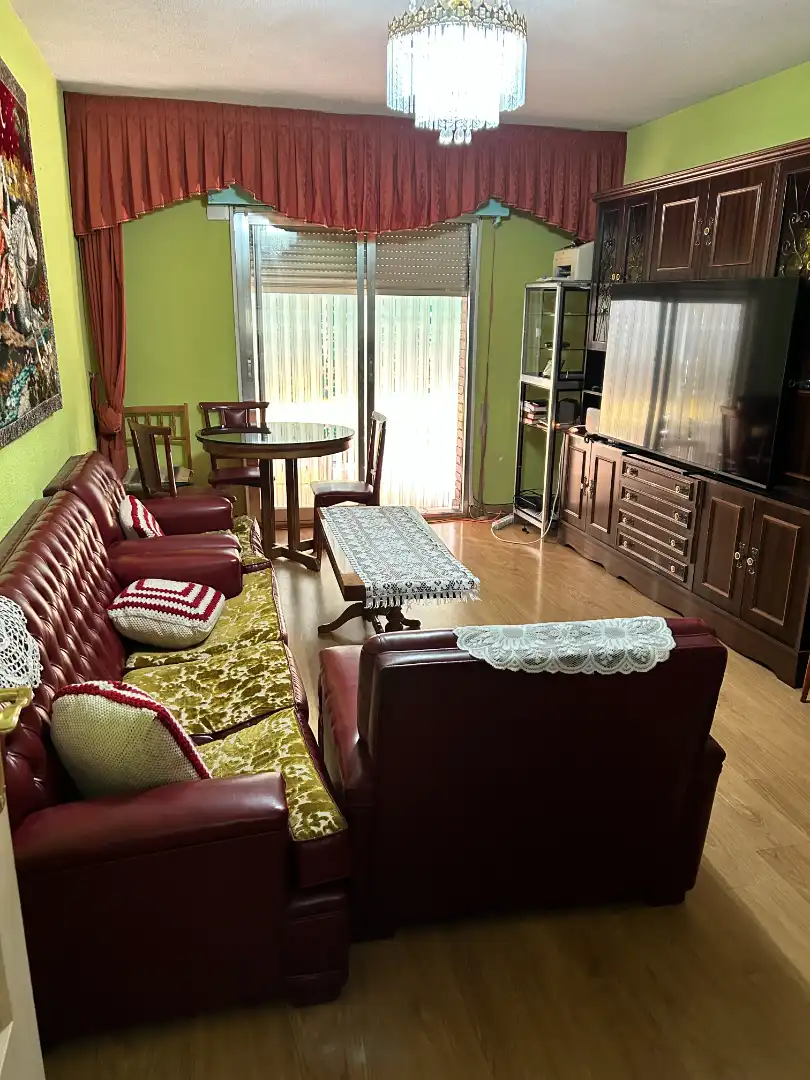 Sala de estar de Piso en venta en Móstoles con Parquet y Terraza