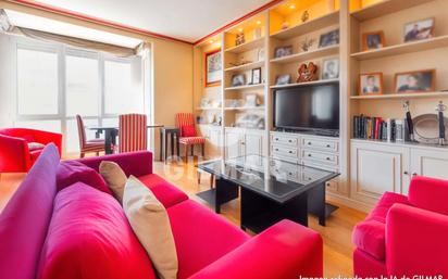 Living room of Duplex for sale in  Madrid Capital  with Air Conditioner, Heating and Storage room