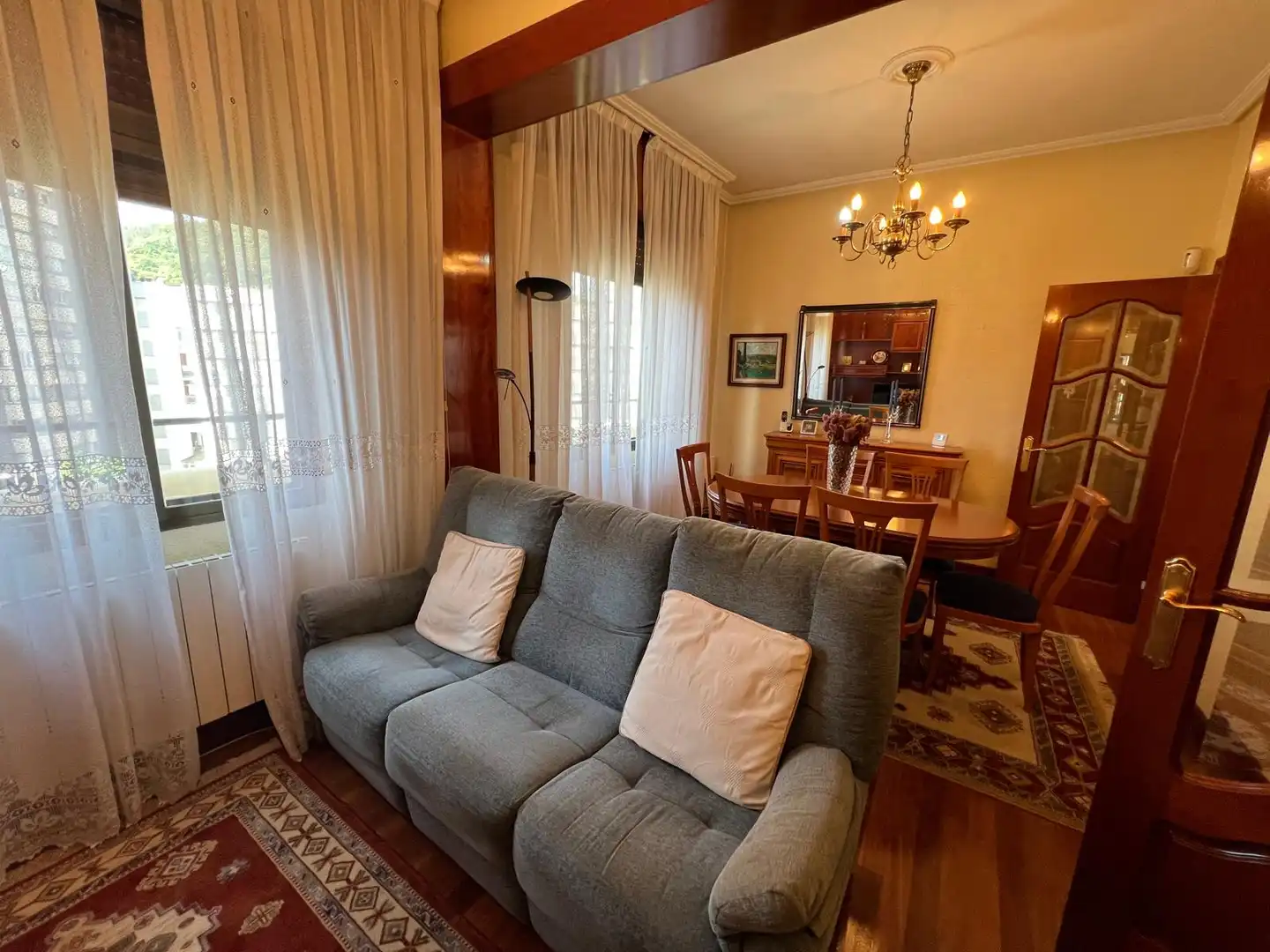 Living room of Flat for sale in Bilbao   with Heating and Balcony
