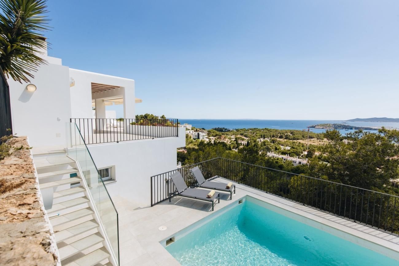 Piscina de Casa o xalet de lloguer en Santa Eulària des Riu amb Aire condicionat, Terrassa i Piscina