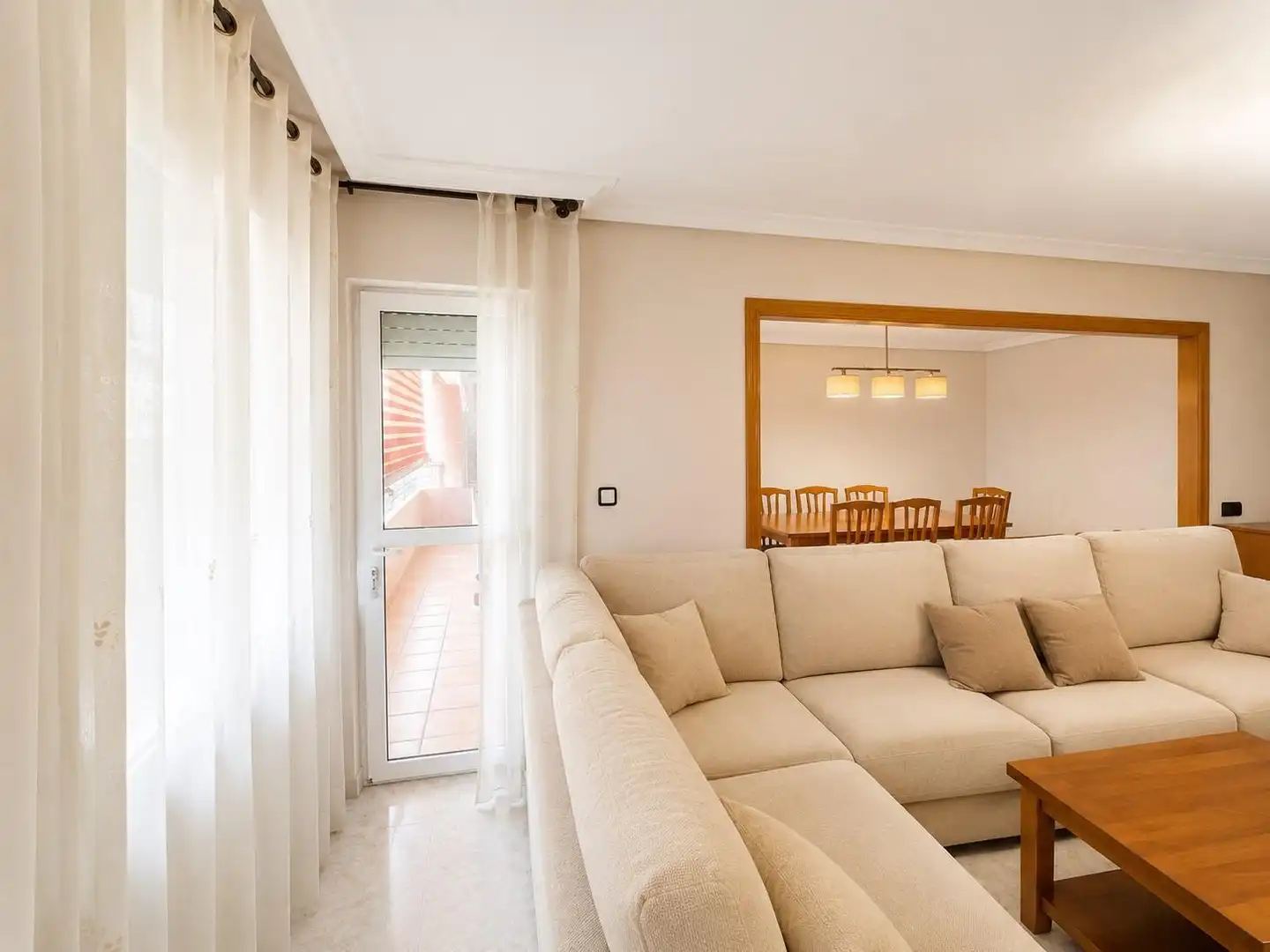 Living room of Flat for sale in Lorca  with Air Conditioner, Heating and Furnished