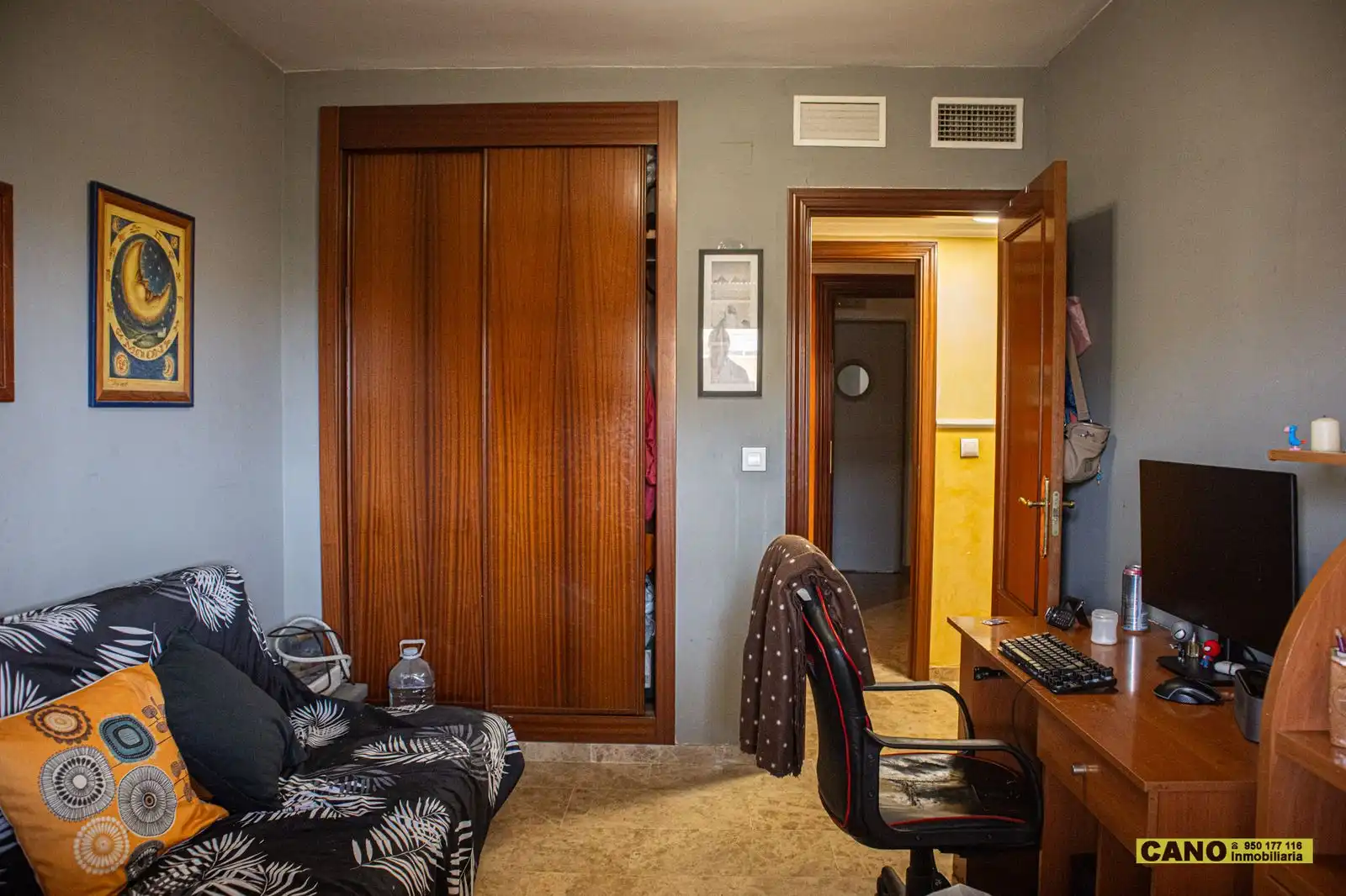 Bedroom of Flat for sale in Roquetas de Mar  with Terrace and Swimming Pool