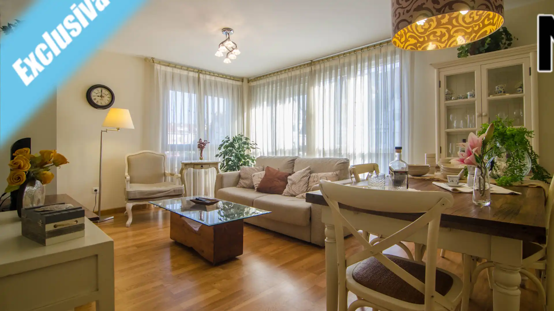 Living room of Flat for sale in Bárcena de Cicero  with Heating, Parquet flooring and Terrace