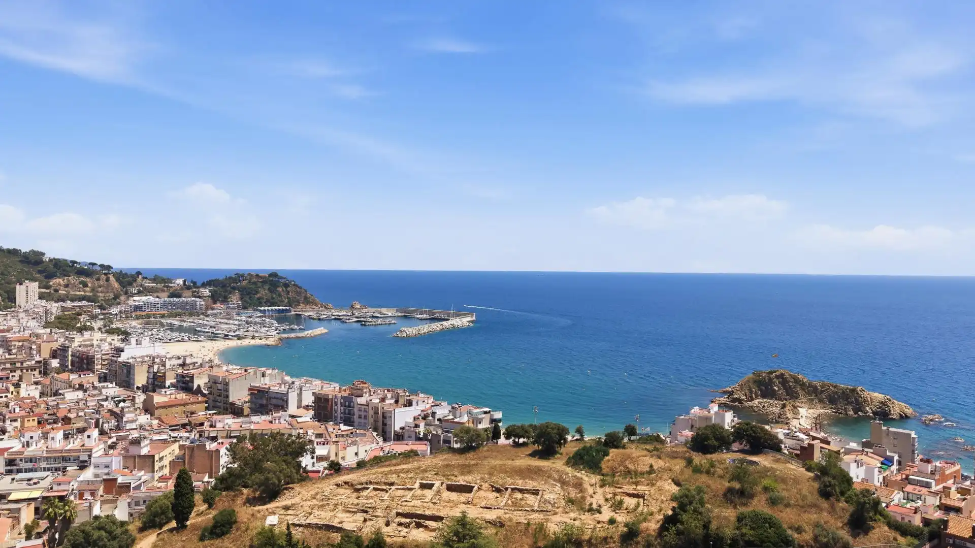 Exterior view of Houses for sale in Blanes  with Private garden