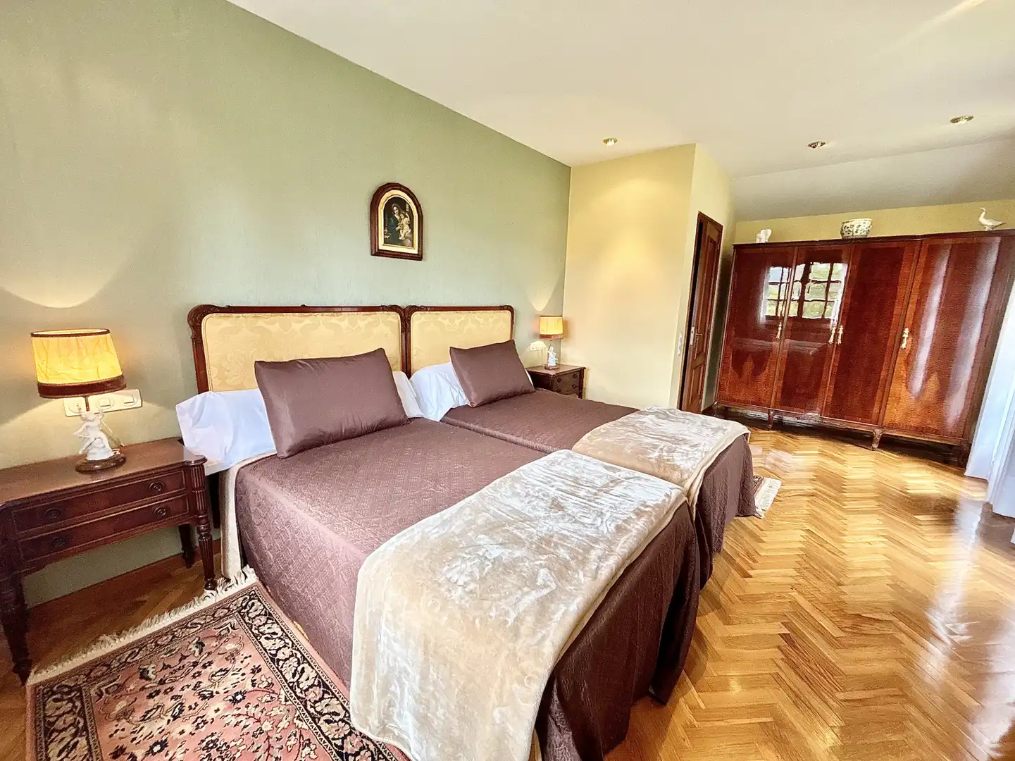 Bedroom of Houses for sale in Sariego  with Heating, Private garden and Parquet flooring
